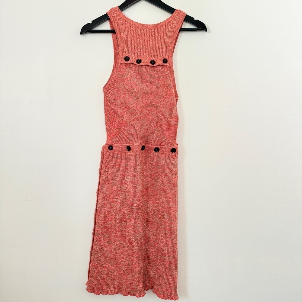 Zara SRPLS Ribbed Button Knit Dress - Picture 10 of 13